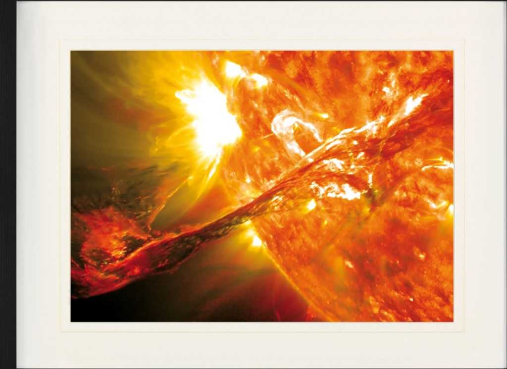 Die Sonne Gerahmtes Bild Mit Edlem Passepartout | Wand-Bilder | Im Bilderrahmen - Die Kraft Der Sonne (60 x 80 cm)