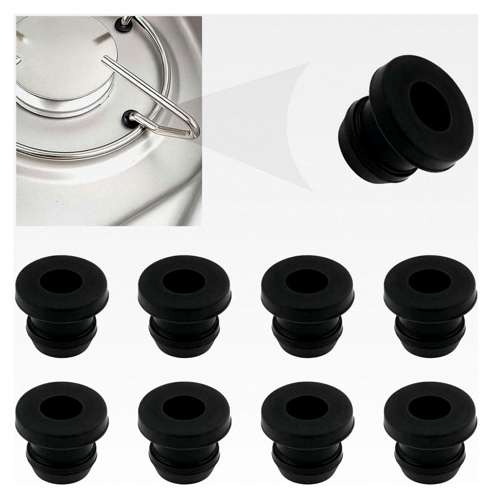 8 Stück Topfträgergummis für Dometic, Smev & Thetford, Gummitüllen für 5mm Stäbe, Zubehör für Wohnmobil-Kochfeld