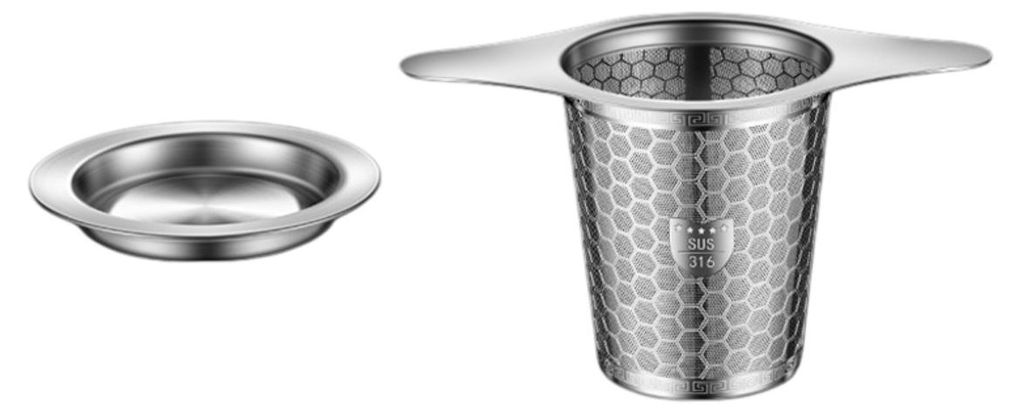 INF Filtro da Tè in Acciaio Inossidabile 316L con Doppia Immagine del prodotto 