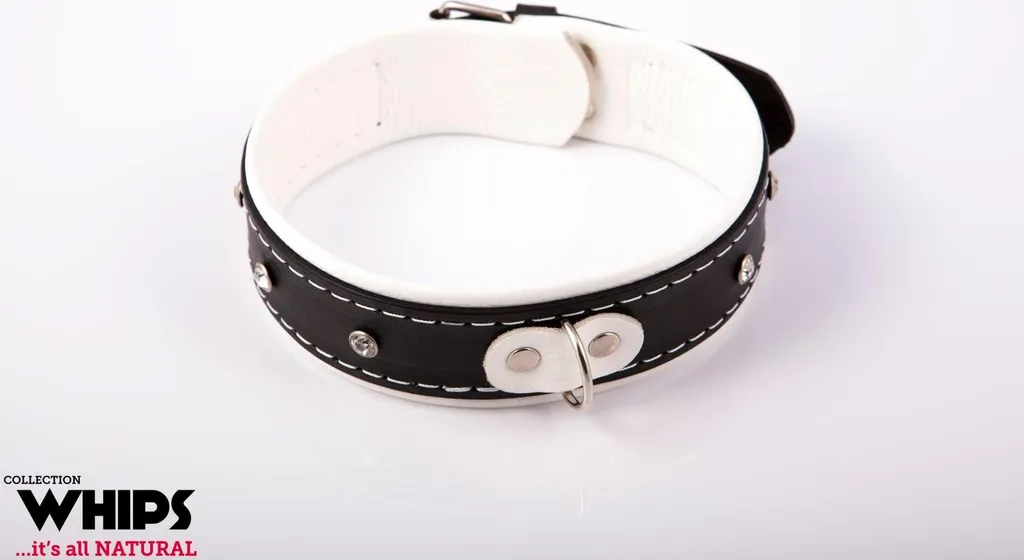 Collier Blanc 4 cm pour Femme Reliure - Accessoire Mariage et Soirée