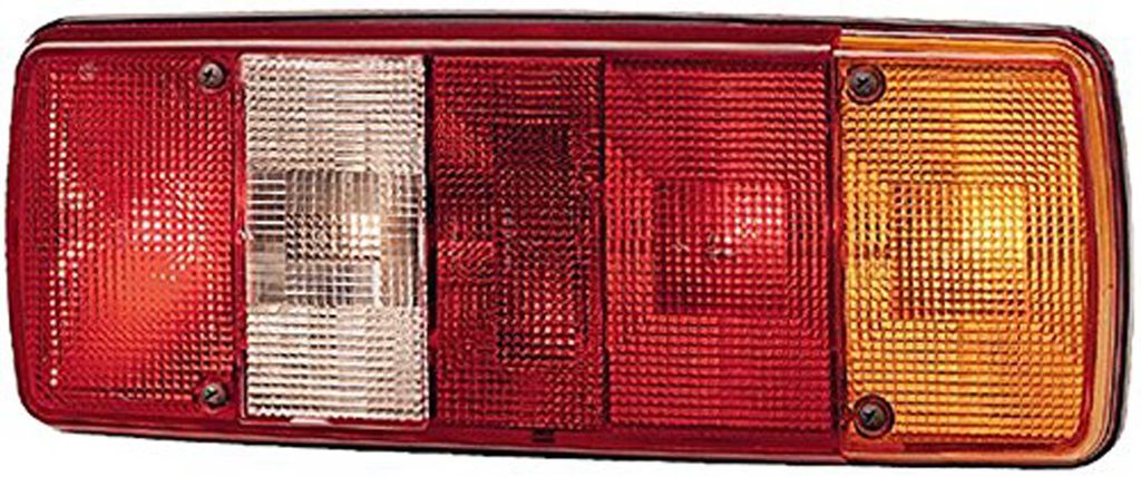 HELLA Heckleuchte Schluss-, Rückstrahler Lichtscheibe mit Schrauben, 343 x 133