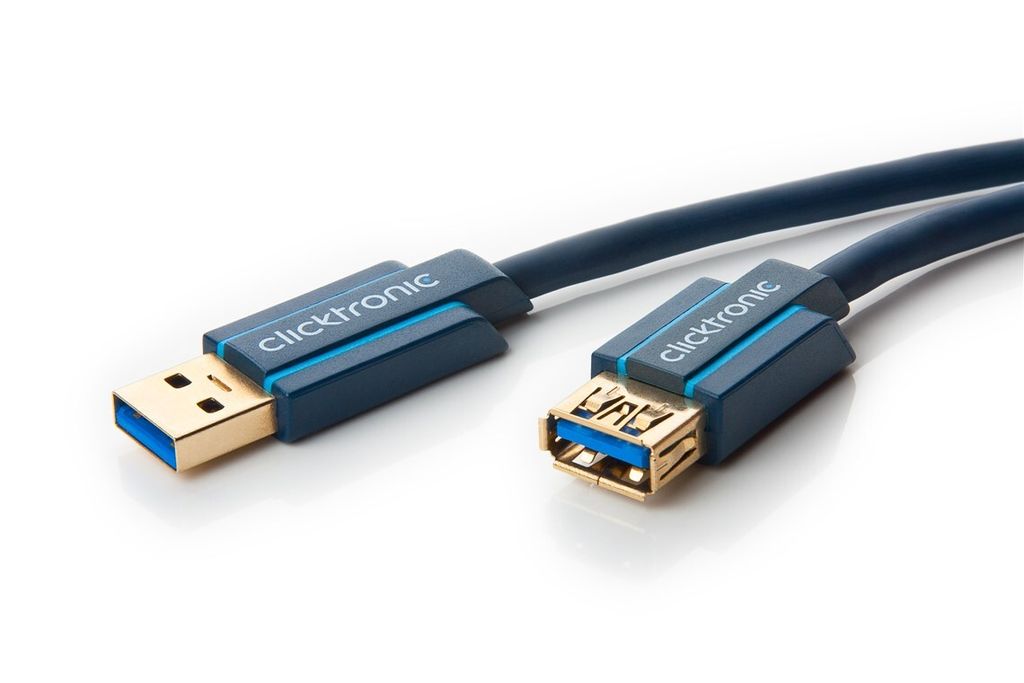 clicktronic prodlužovací kabel USB-A 5 Gbit/s 3,0 m (balení Obrázek produktu 