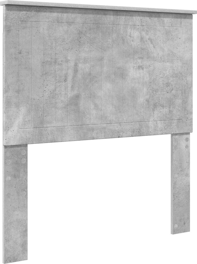 vidaXL Kopfteil mit Kopfteil Beton Grau 90 cm Holzwerkstoff
