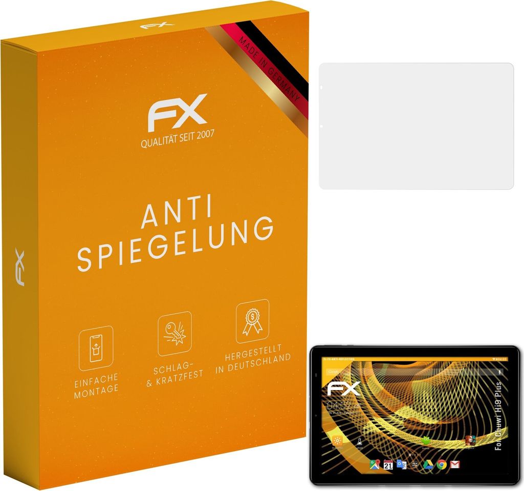 atFoliX FX-Antireflex 2x Schutzfolie kompatibel mit Chuwi Hi9 Plus Displayfolie