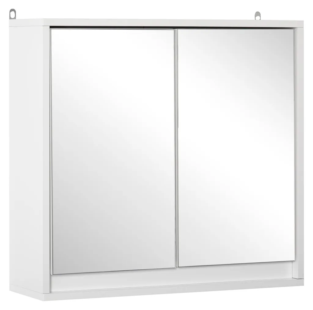 Miroir de Salle de Bain avec Rangement - Armoire Murale Gain de Place 48cm