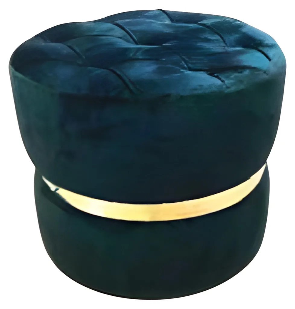 Tabouret en bois bleu au design moderne avec assise ergonomique série K