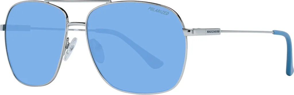 Lunettes de soleil Skechers SE6114 monture métallique nickel pour homme