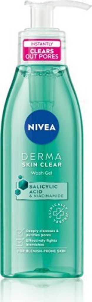 Nivea Derma Skin Clear Wash Gel 150ml