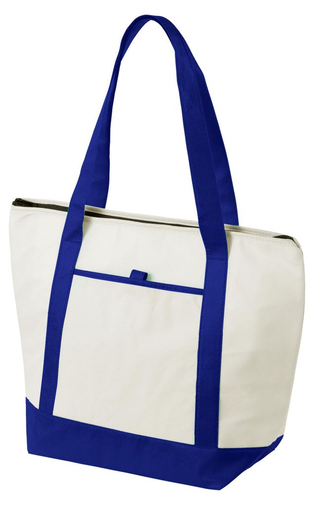 Bullet Kühltasche Lighthouse, nicht gewebt PF1327 (44.5 x 15.2 x 34.3 cm) (Natur/Königsblau)