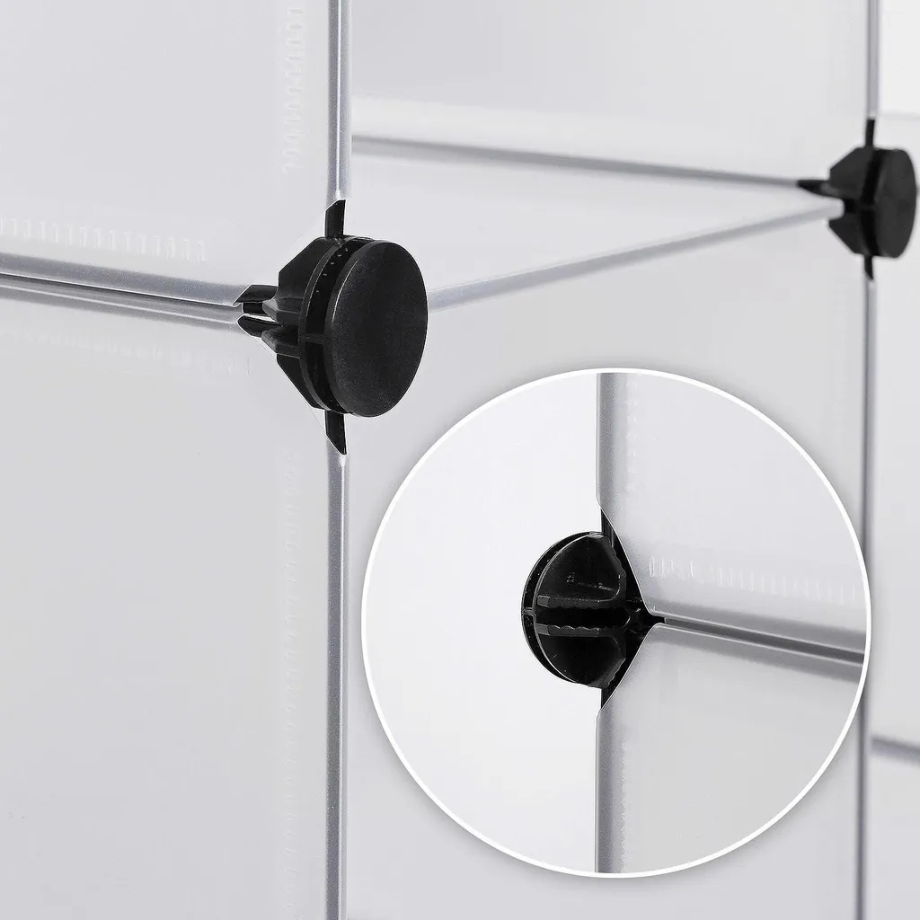Étagère cube robuste et imperméable montage flexible 9 compartiments