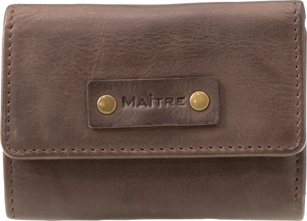 Portafoglio Donna Maître Ilsebill sh4f Darkbrown - Compatto con RFID