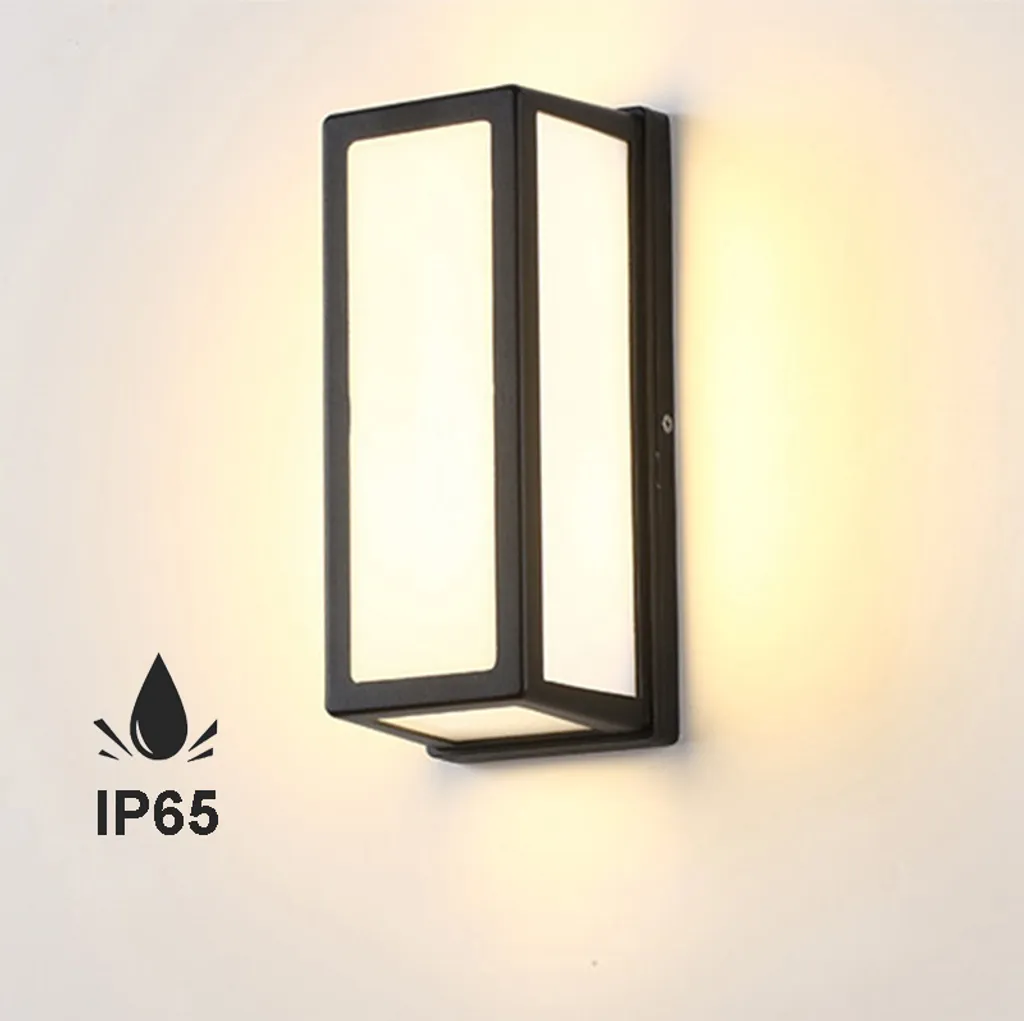 Applique Parete LED 18W Design Moderno IP65 Alluminio Bianco Caldo