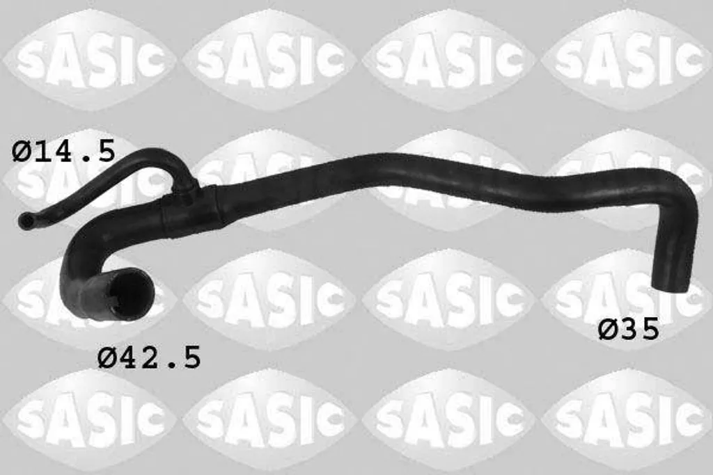 SASIC 3400028 Tubo radiatore OE 1323E3 compatibile con Boxer, Jumper