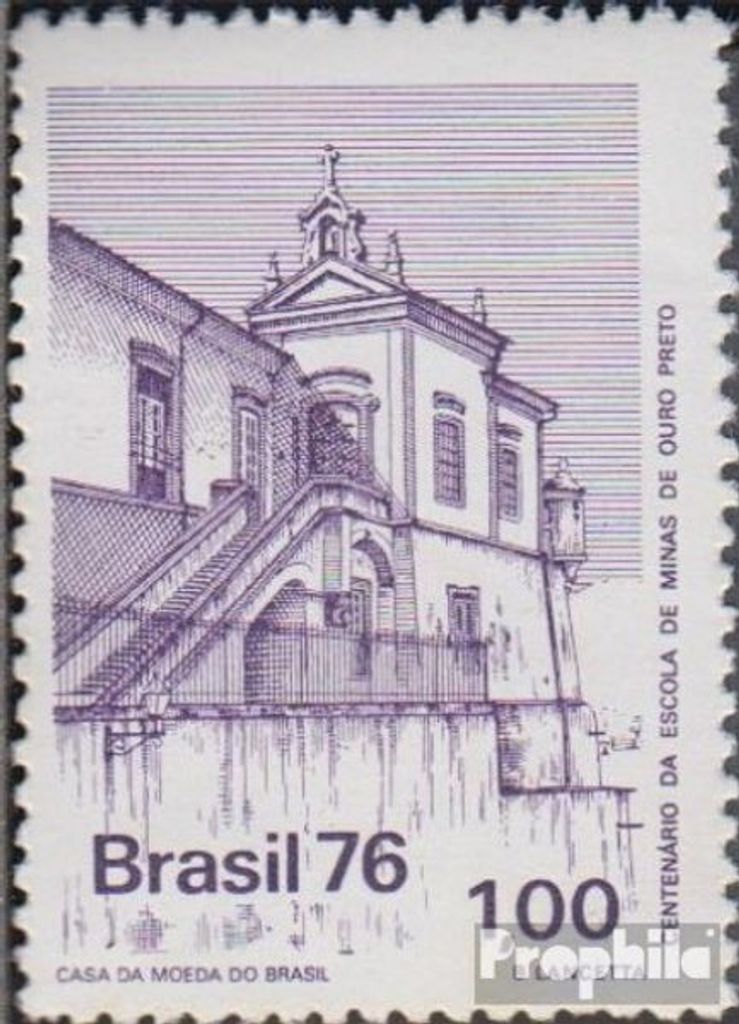 Briefmarken Brasilien 1976 Mi 1563 (kompl.Ausg.) gestempelt Bergbauakademie