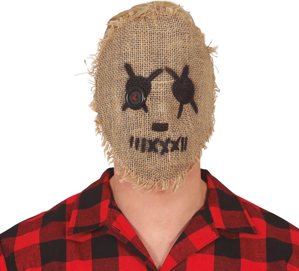 Rag Doll Voodoo Halloween Horror Maske
