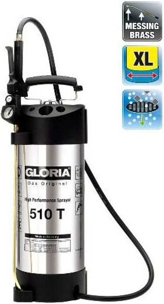 Gloria Haus und Garten 000510.0000 510 T Pump pressure sprayer 10 l