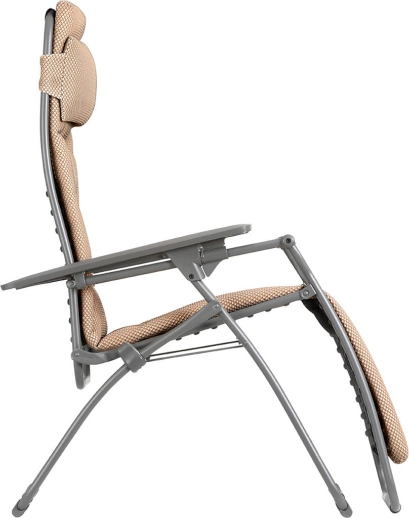 Lafuma Miami II Sonnenliege – BeComfort-System, Dunkelgrau, Klappbar & Superbequem