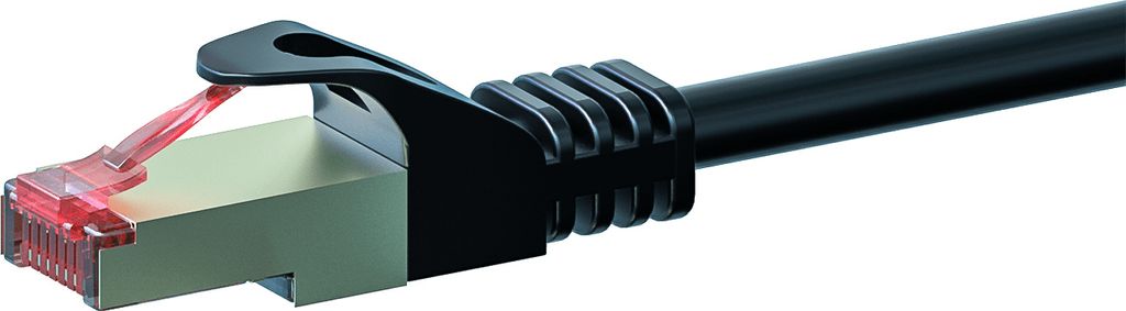 CAT 6 Netzwerkkabel LSOH - S/FTP - 1,50 Meter - Schwarz