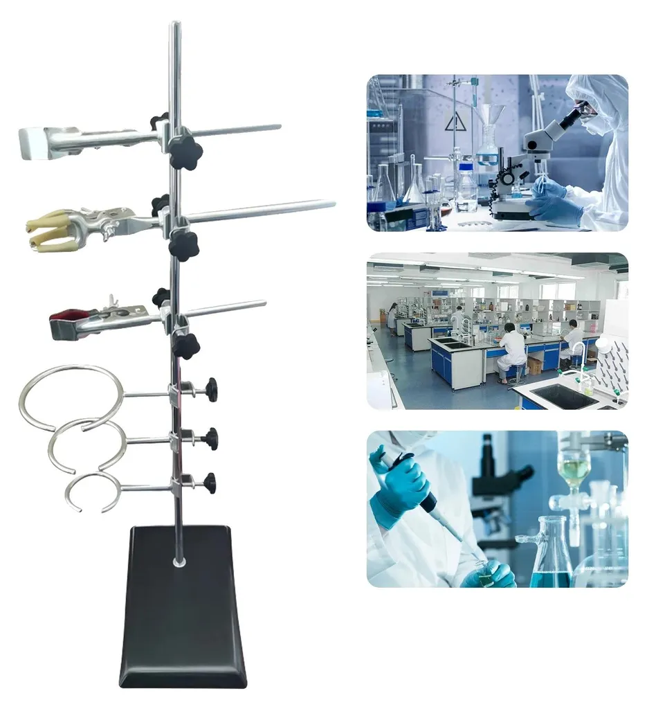 Support de Laboratoire Stable : Finis les Basculements de Verrerie