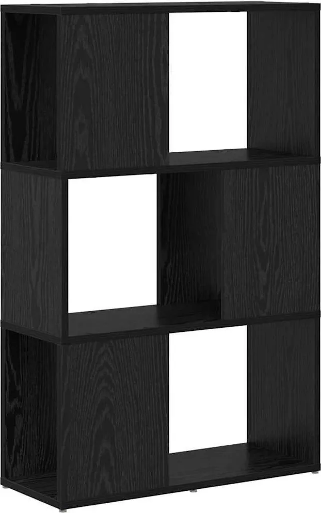 vidaXL Centro di intrattenimento Nero 60 x 24 x 94,5 cm Materiale a base di legno