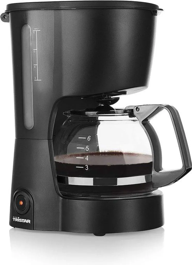 Machine à café automatique 600W avec filtre et arrêt automatique noir