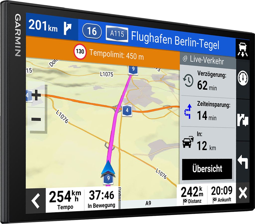 DriveSmart 86 MT-D (schwarz, Europa, mit DAB Empfänger, Produktbild 