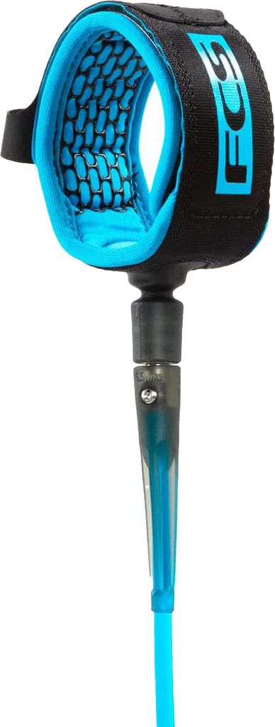FCS Surf Leash Competition Essential Leash, Größe:6'0'', Farben:blue/black