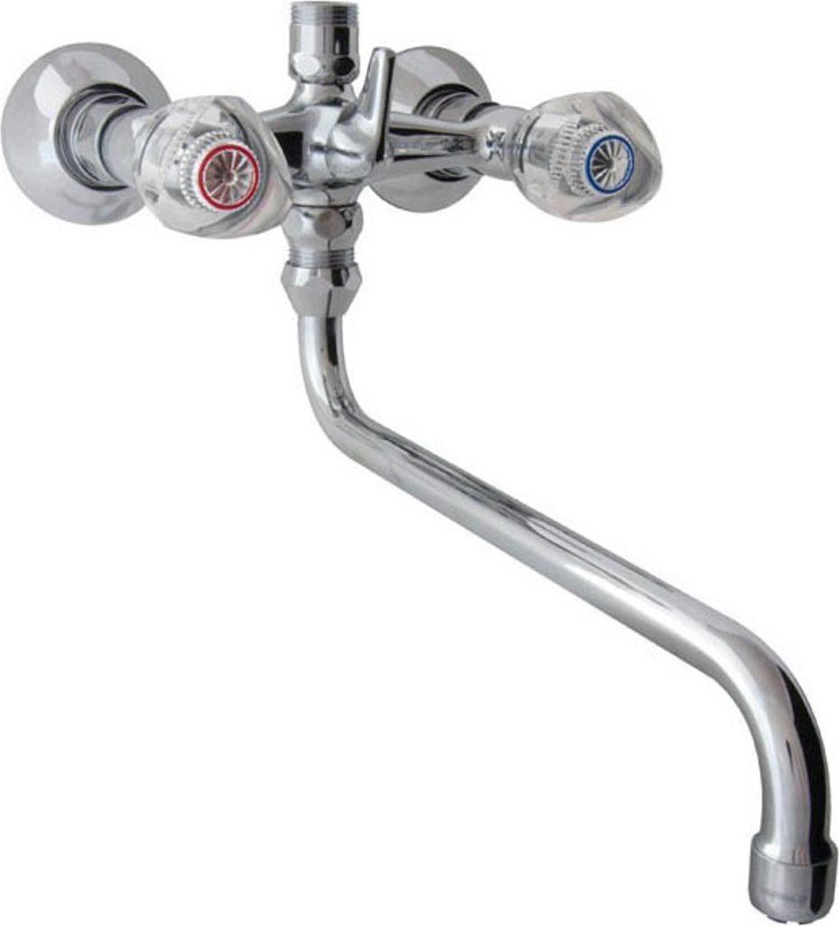 GS WT-Wannenfüll- und Brausebatterie Atmos Glasklar