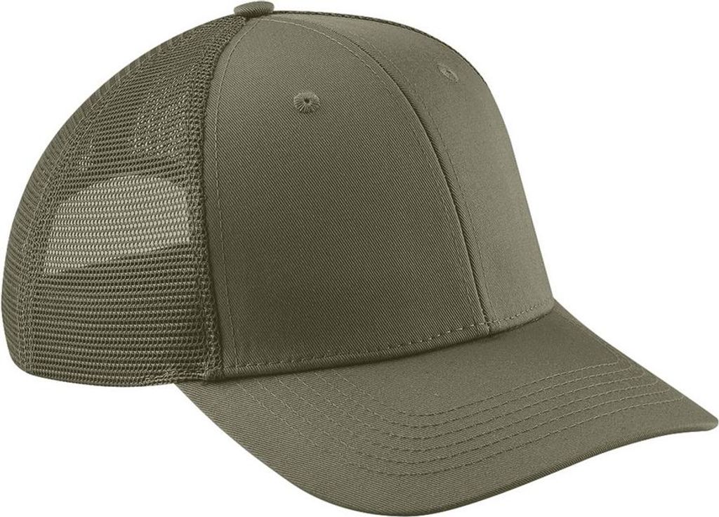 Beechfield Uni Adults Urbanwear Trucker Kappe RW6218 (Einheitsgröße) (Olivgrün)