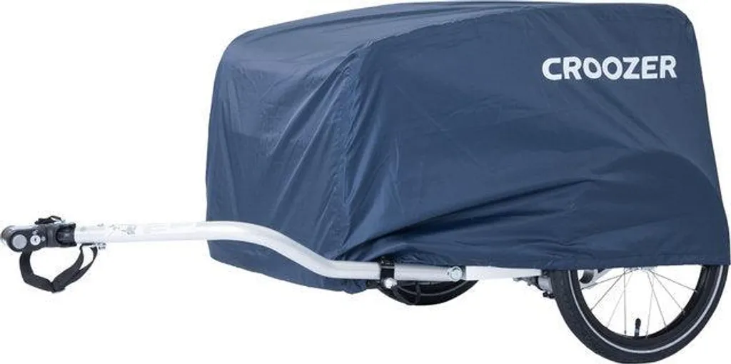 Remorque Croozer pliable cargo : transport sécurisé et bleu foncé