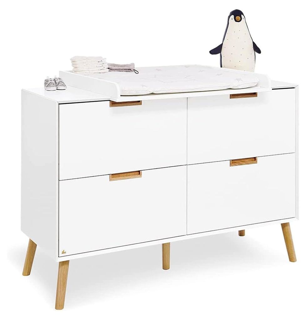 133407X Wickelkommode 'Edge' extrabreit, weiß, 1 stück