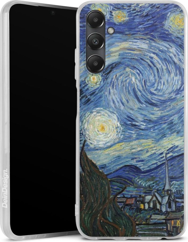 DeinDesign Handyhülle für Samsung Galaxy A05s Silikon Hülle Case Smartphone Schutzhülle Kunst The Starry Night Vincent Van Gogh
