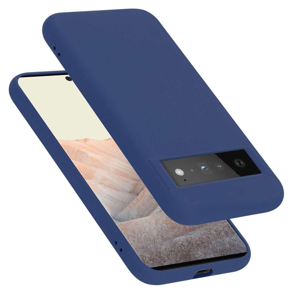 Cadorabo Hülle für Google PIXEL 6 PRO Hülle Silikon Handyhülle Case aus flüssigem Silikon, Kratzfeste und stoßfeste Schutzhülle für Google ...