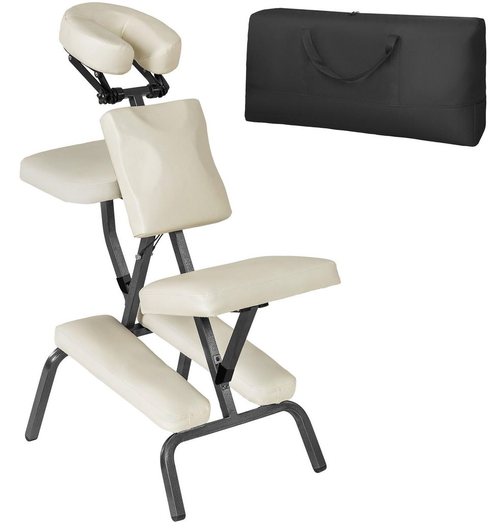 tectake® Massagestuhl klappbar 80 x 50 x 105 cm Produktbild 