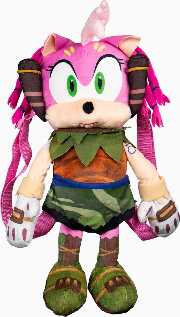 Sonic Prime Plüsch-Rucksack Maskottchen Amy Produktbild 