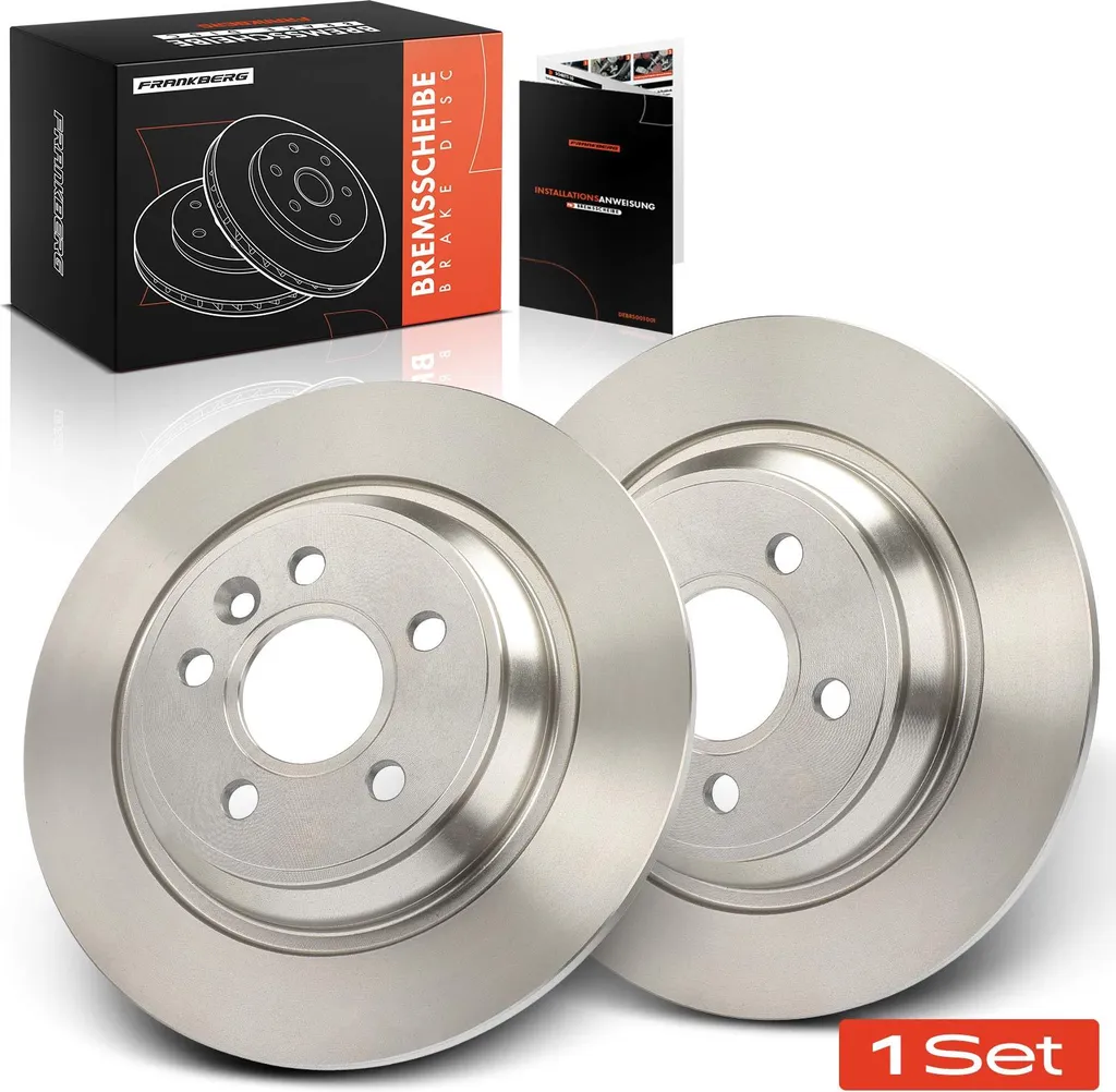 Stop Vibrations : 2 Disques de Frein Arrière pour Volvo S60 S80 V60 V70 III