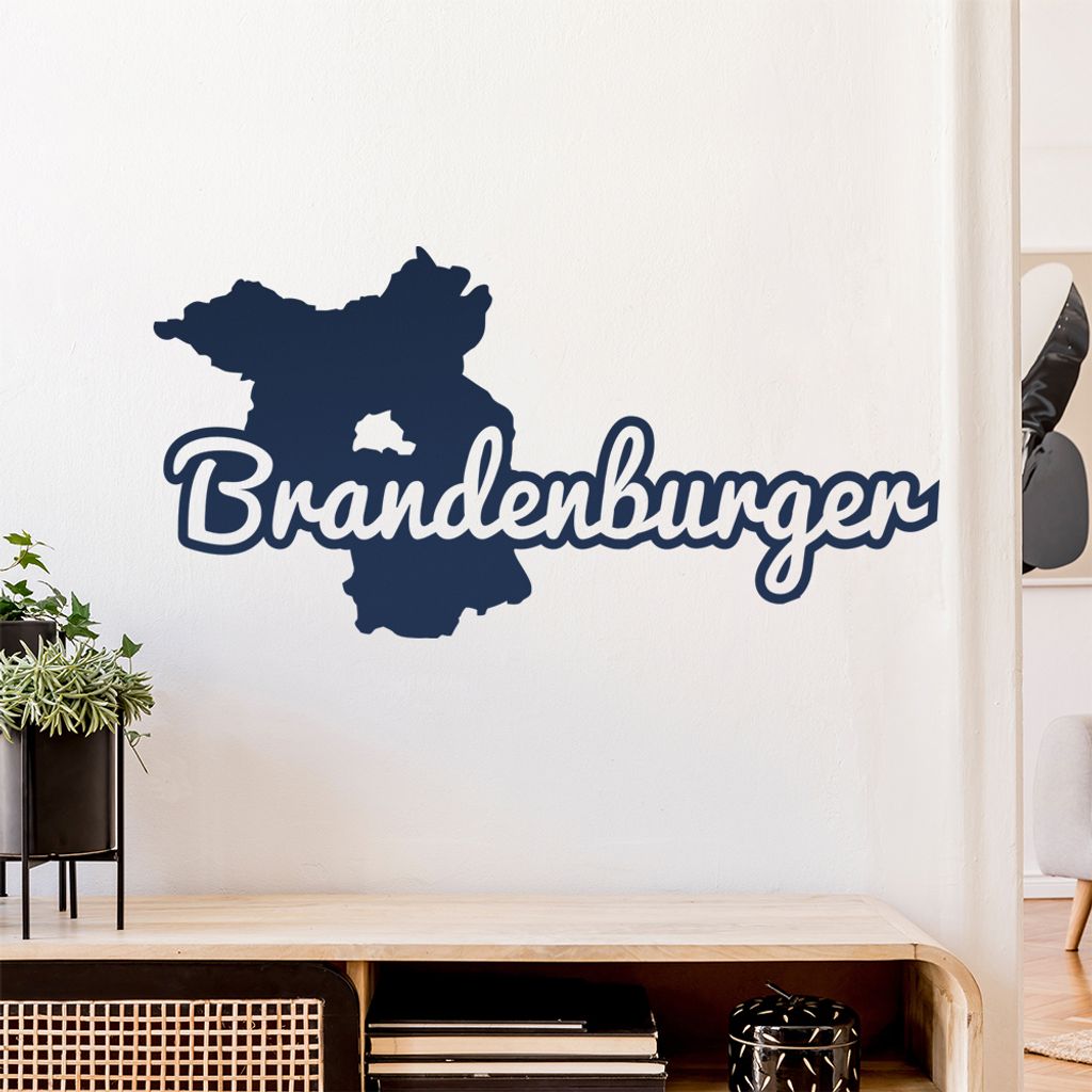 Brandenburger herkunft Wandtattoo Wandaufkleber Wall Sticker - Dekoration, Küche, Wohnzimmer, Schlafzimmer, Badezimmer