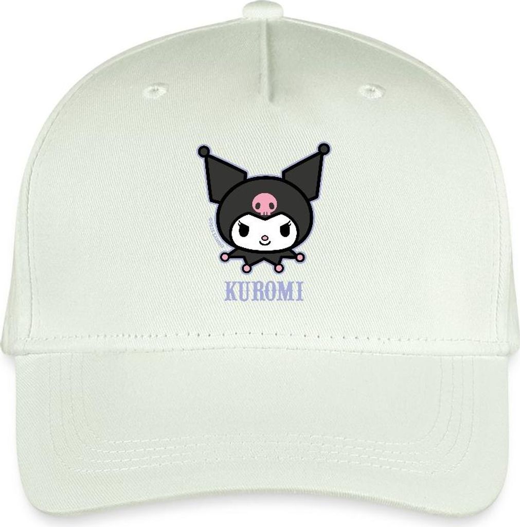 Spreadshirt Kuromi Portrait Kinder Bio Basecap, One size, Helles Mintgrün