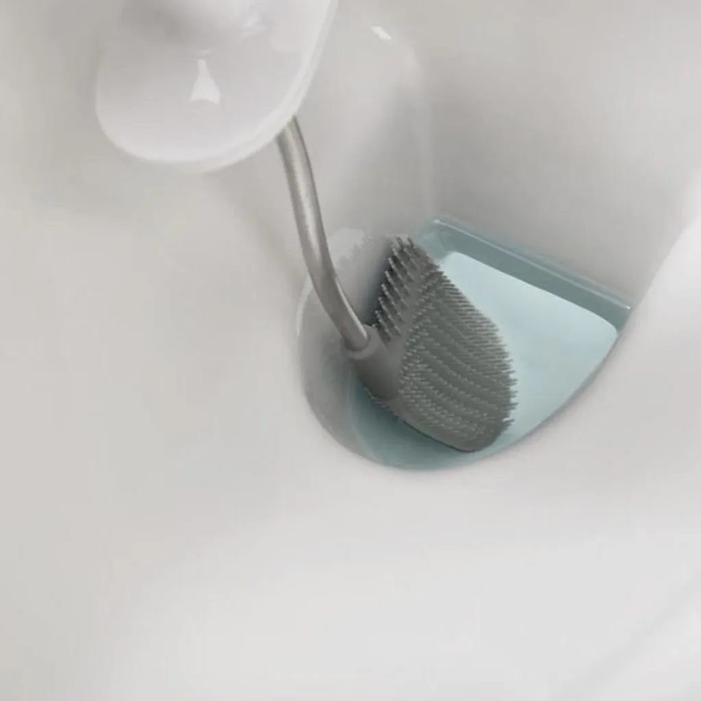 Joseph Joseph Flex Brosse WC avec Support en Acier Inoxydable Argenté - 22