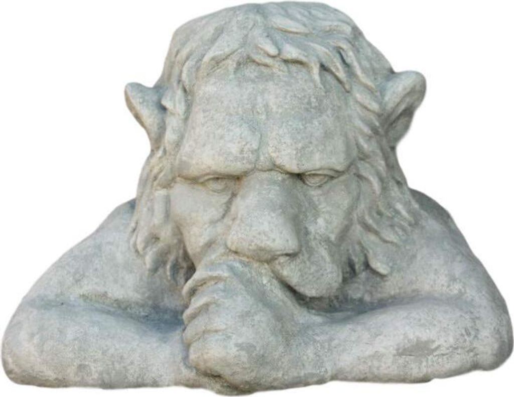 Steinfiguren Horn Mauerwächter, Löwenkopf aus Produktbild 