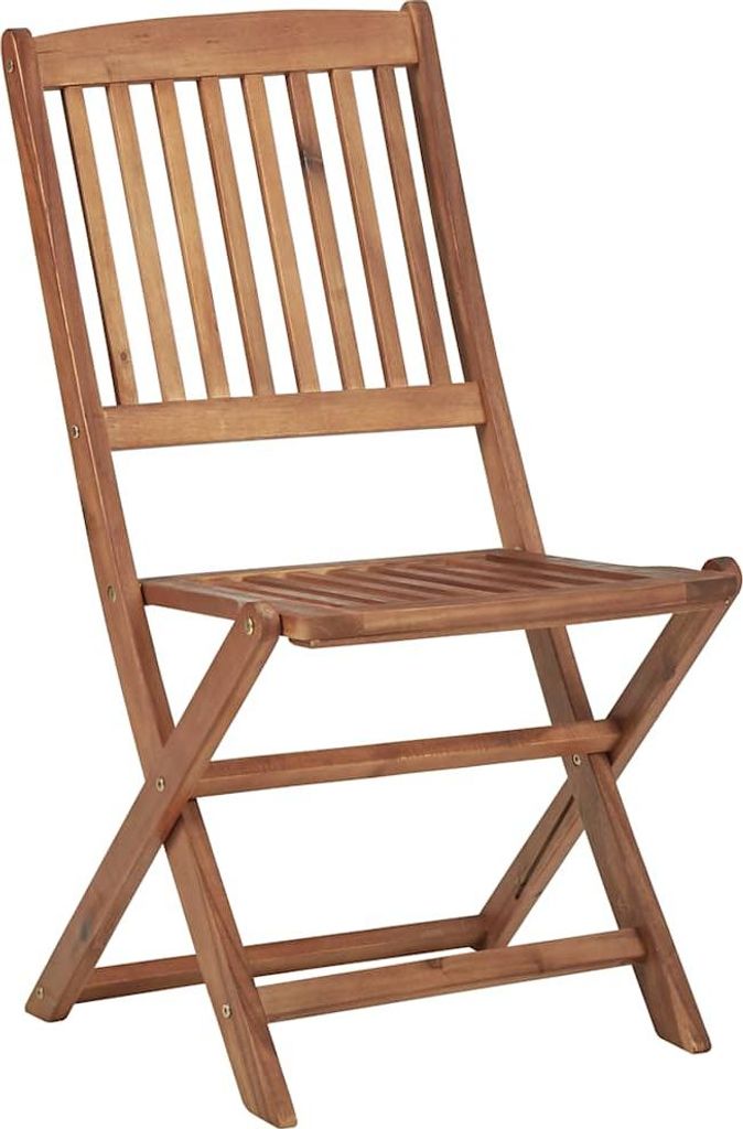 vidaXL Klappbare Gartenstühle 6 Stk. Massivholz Akazie
