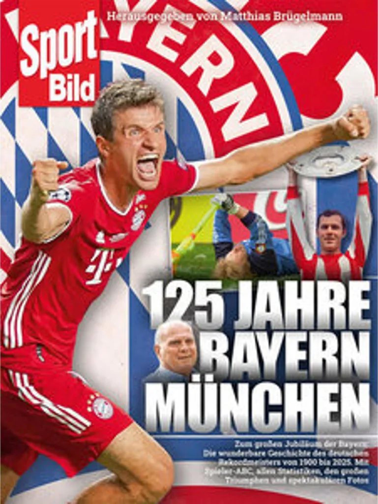 Veste Bayern München 125 Ans avec Blason Rétro et Détails Or Edition Spéciale