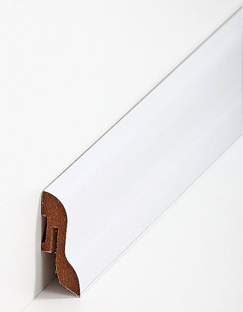 Laminatleiste Alb 20x40 MDF foliert RAL 9016