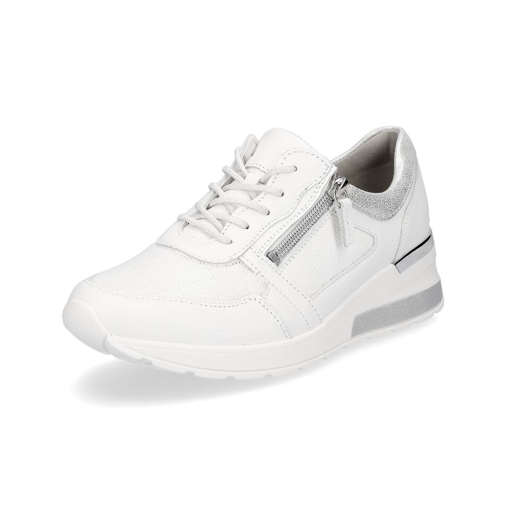 Waldläufer Damen Sneaker weiß silber 6,5 Produktbild 