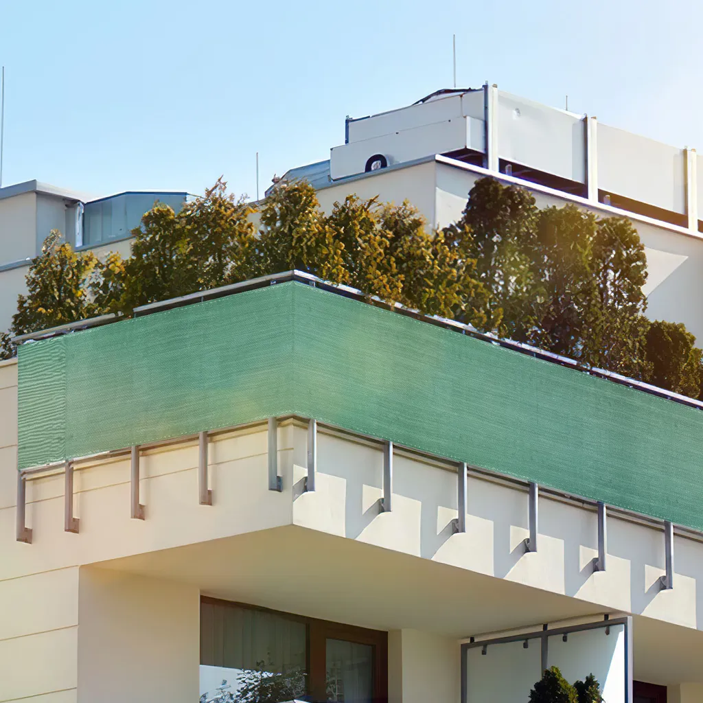 Rete Ombreggiante 1.8x20m TolleTour HDPE 150g Verde | Frangivista Professionale - 6