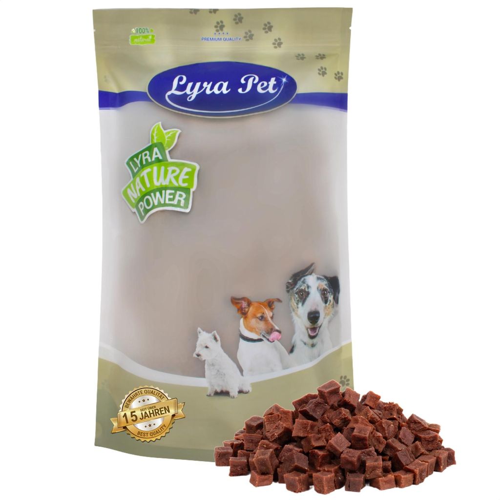 1 kg Lyra Pet® Rindfleischwürfel Produktbild 