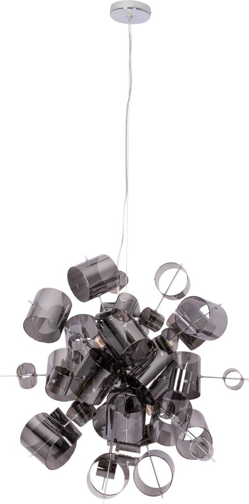 Näve Leuchten Pendelleuchte "SIRIUS" H: 190cm Pendelleuchte "SIRIUS" H: 190cm Pendelleuchten - Pendelleuchte "SIRIUS" Ø: 65cm chrom, Hängelampe ...