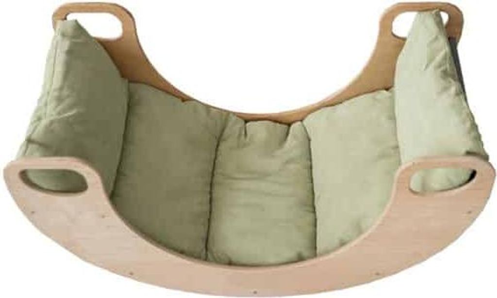 Kinder-Kuscheldecke für Schaukelstuhl Grün | Kuscheldecke Produktbild 
