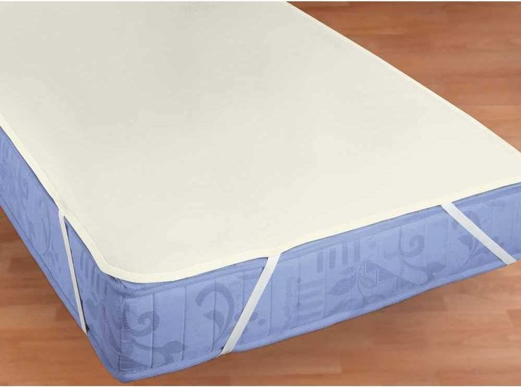Biberna Molton Matratzenschutzauflage Größe 100x200 cm natur