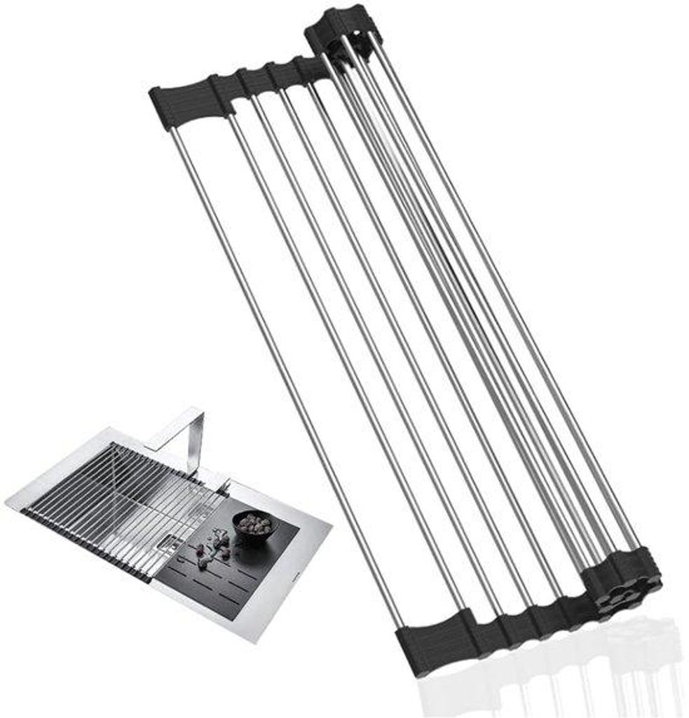 Rohrextensie, metallischer Gooseneck, klappbar und entfernbare Duschaufsatz über der Spüle für Spülbeckenorganizer